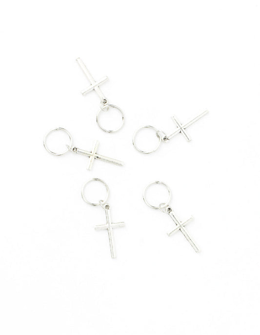 Hajékszer hajkarika medállal KERESZT AFROline (5db)