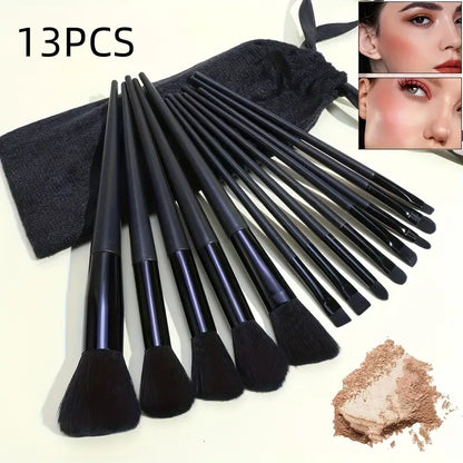 13-Piece Professional Makeup Brush Set